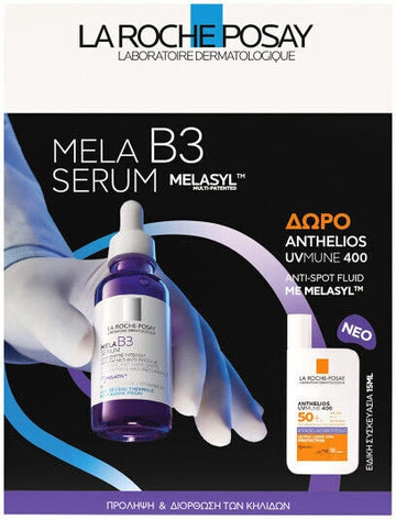 La Roche-Posay Mela B3 Serum Promo Pack με Δώρο Anthelios UVMune 400 Anti-Dark Spots SPF50+ 3ml
